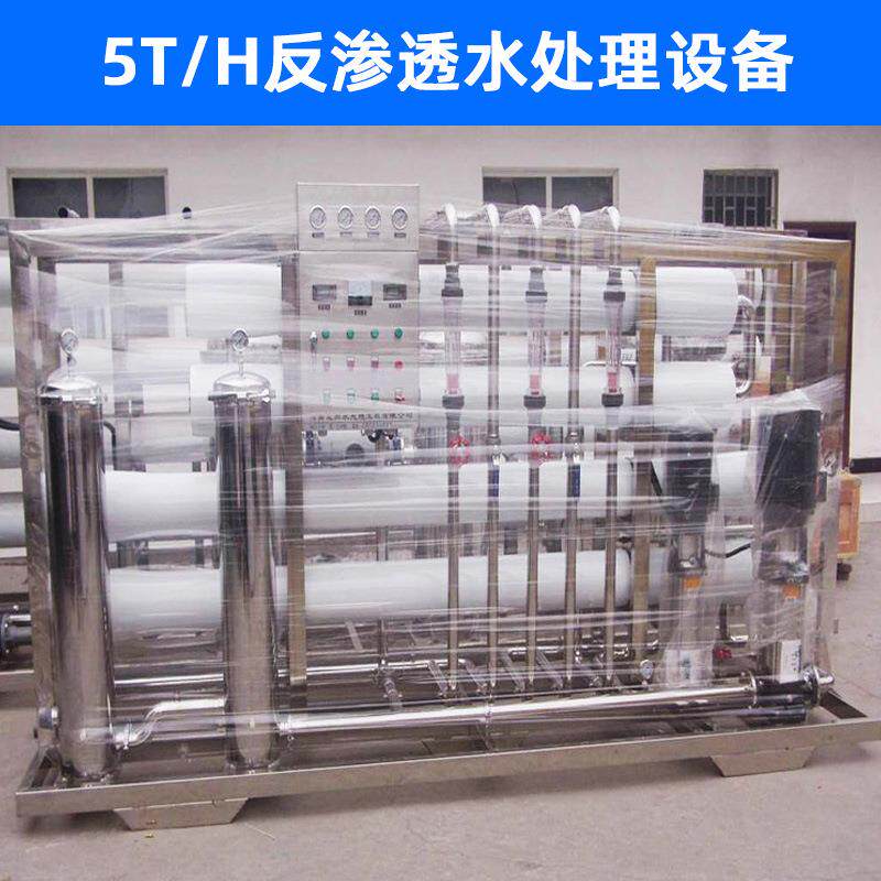5T双级反渗透设备工业纯水处理系统净水机室外大型社区直饮水设备