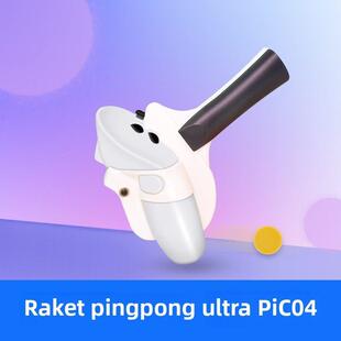 适用于pico4 ultra乒乓球拍手柄游戏VR配件增强游戏支持横拍直拍