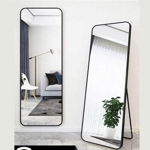 Full Length Mirror,Floor WallMounted Hanging Standing Frame