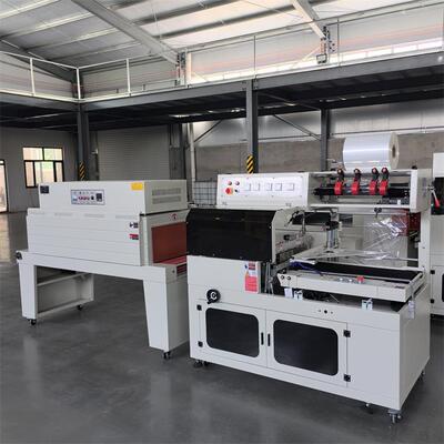 全自动纸盒封切机收缩机五金餐具化妆品礼盒纸箱收缩膜包装机