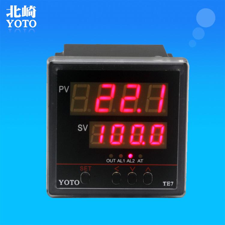 YOTO北崎TE8继电器固态继电器49TE7-M12RN10I数字温度控制器仪表