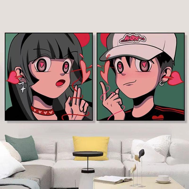 装饰画卡通插画挂画aokizy现代装饰画