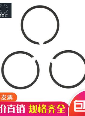 M2400卡簧C型无耳轴用C型扣环无耳油缸卡簧扁钢丝卡簧轴承止动环