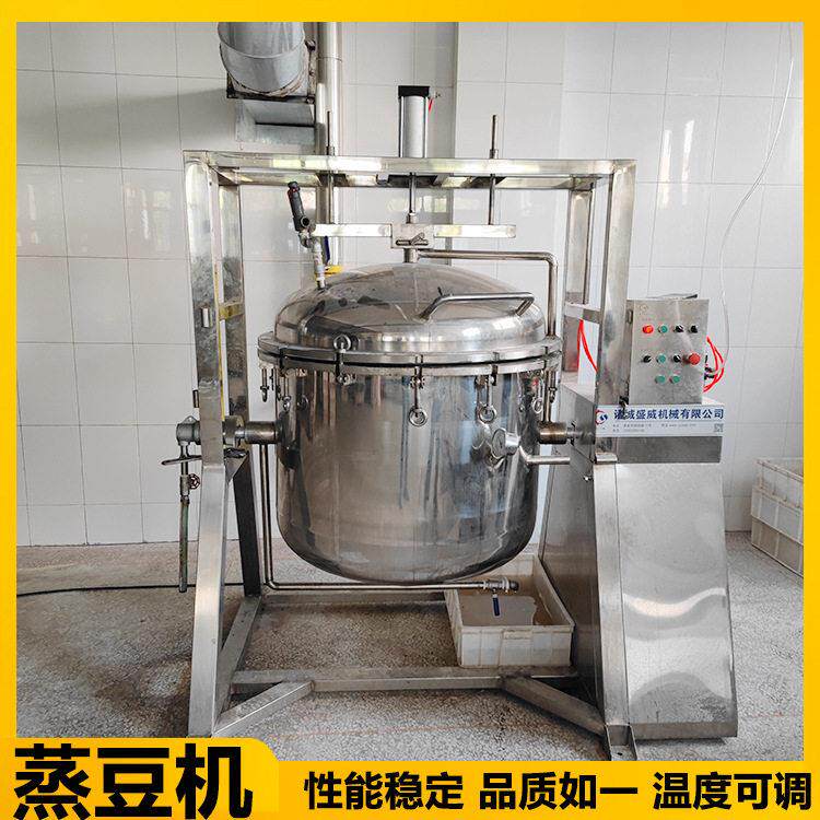鼎旺天贝纳豆豆类蒸豆机酿酒酿醋粮食蒸煮设备商用豆类加工流水线