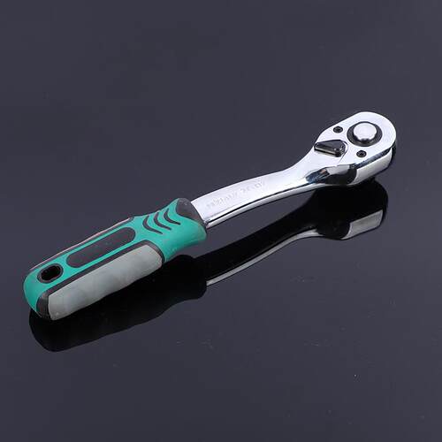 绿盒32PC件套汽机修套装组合72齿棘轮快速扳手铬钒钢套筒接杆