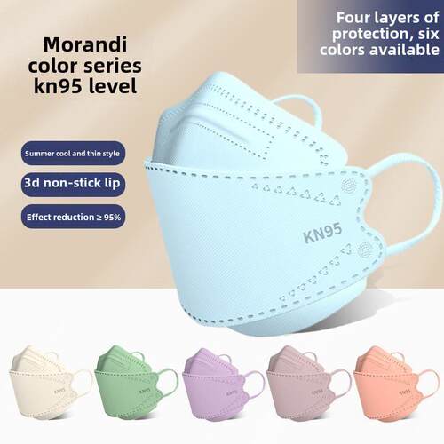 South Korean kf94 mask N95 willow leaf fish mouth mask kn95