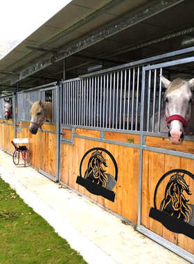 马厩标志滴胶模具diy马场标识马头门牌挂件装饰镜面硅胶模具