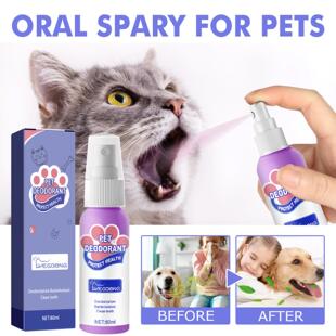 Yegbong Pet Breath Freshener Spray for Dogs and Cats - Oral