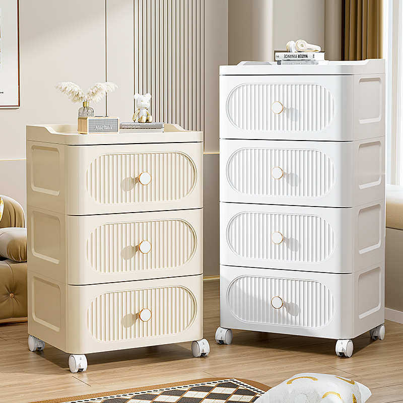 家用物加厚25底部奶油柜置风柜新款滑轮收纳储物柜pp抽屉式年,收纳整理,收纳柜,淘宝优惠券,粉丝福利购,淘宝优惠卷