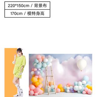 Kate清新简约专业背景布儿童摄影周岁礼写真拍摄活动布置背景布