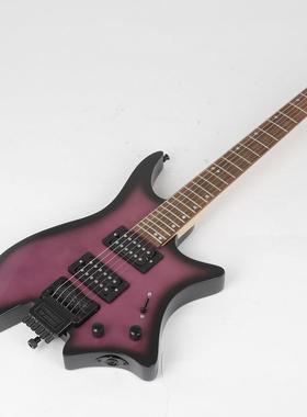 双音器无头电吉他多种风曲自带锁弦模拾式gitar配u音响演奏R-700