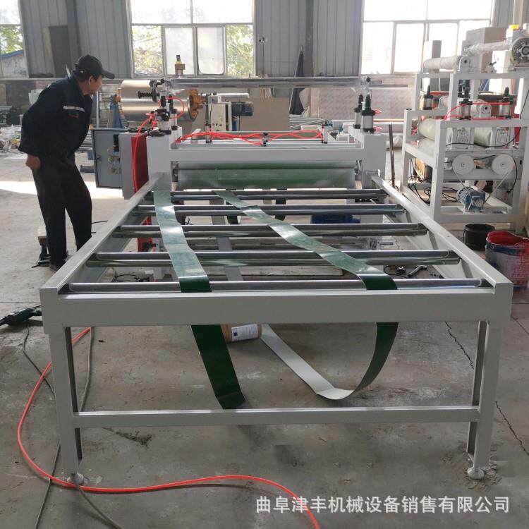 彩钢板双面涂胶贴合PVC贴膜机 玻镁板镀锌钢板热烫高分子膜热转印