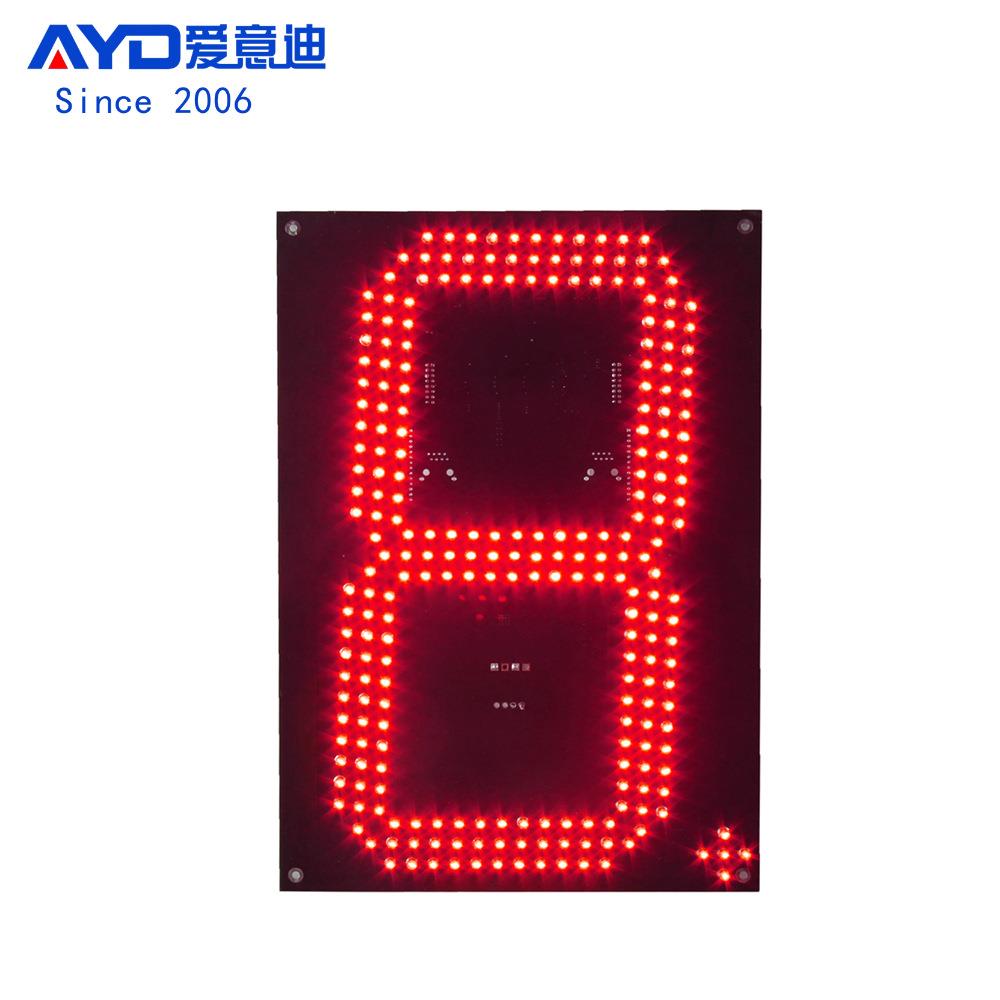 承德加油站灯箱广告牌 LED价格数字屏12寸LED数字板配件供应厂家