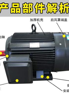 5E.5WY3/Y451EE4/Y5三相异步用电动机水泵风机380V电机F级马达电