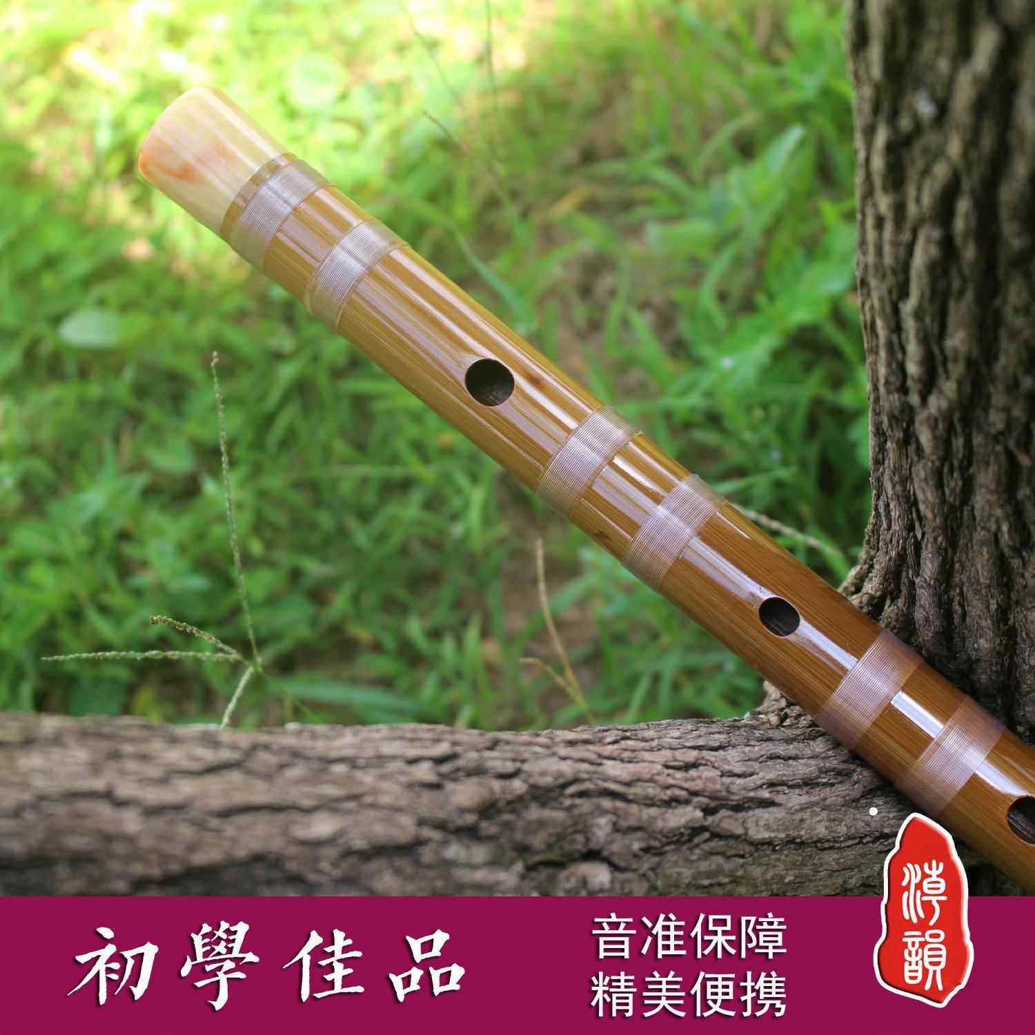 正品潮韵特制短笛/笛子/一笛/横笛/竹笛苦笛竹笛/绑/初学成人/儿