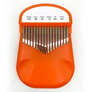 高档智能电拇拇指琴卡林巴琴17音手指琴女生乐初学者便子携指琴钢