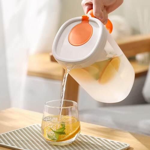 冰箱冷水壶大容量泡果茶水杯家用冰水瓶塑料果汁杯夏季冷水壶冷水