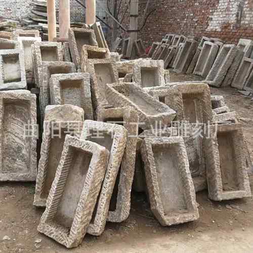 民间旧石器老石槽 旧猪槽 马槽 仿古青石 养鱼池 养花石槽