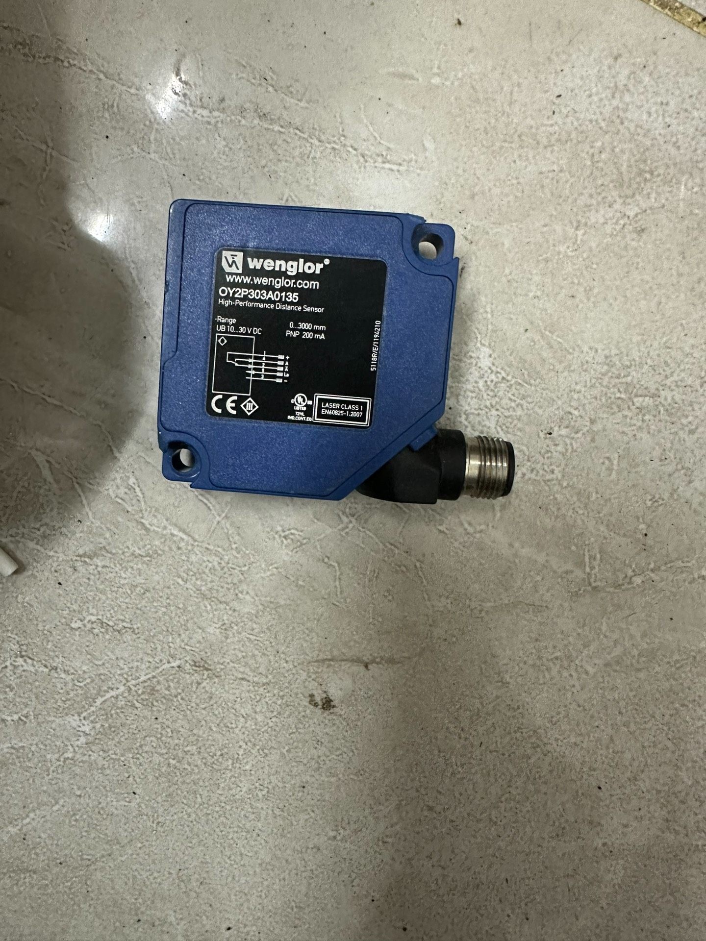 威格勒OY2P303A0135激光探头