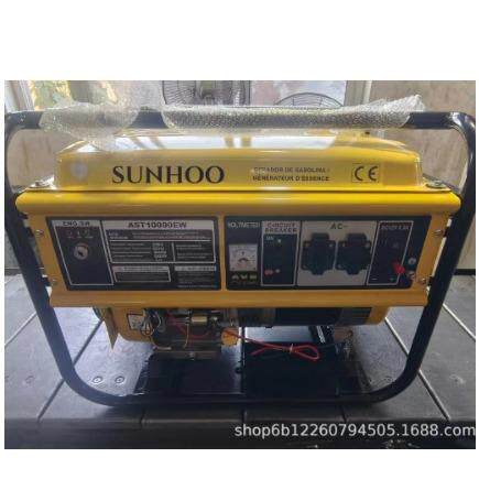 5KW6千瓦发电机汽油电启动户外施工应急便携式发电机组户外应急