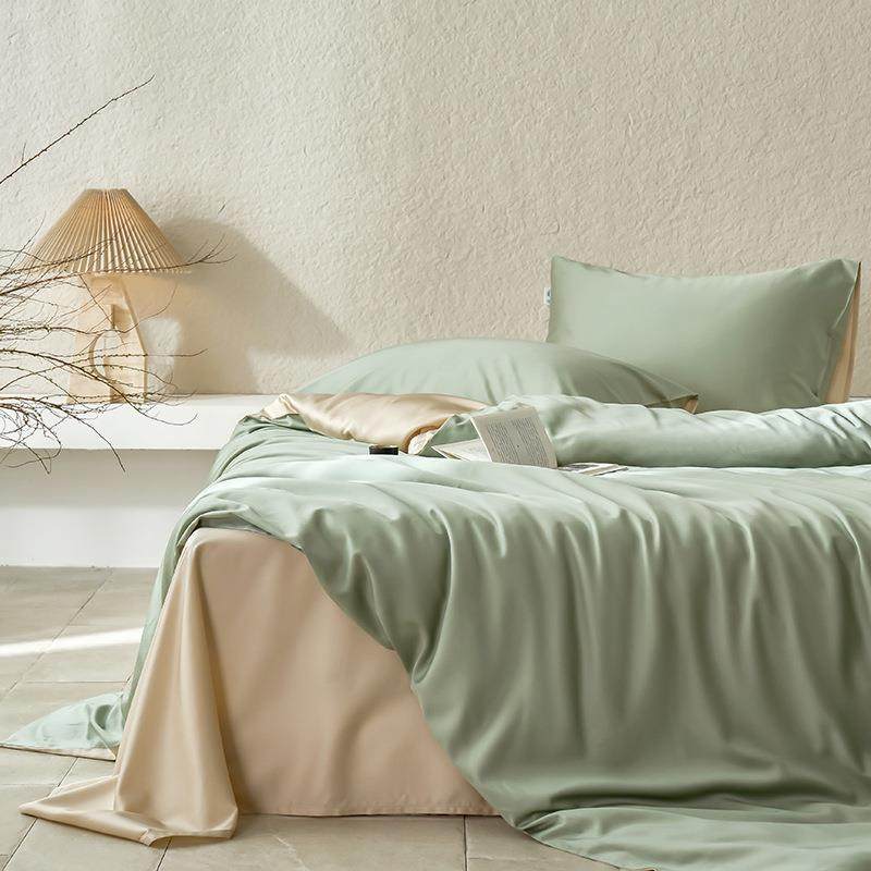 端A类轻60支精天丝棉凉感SJT123兰冰高丝四件奢套裸睡床品床单被