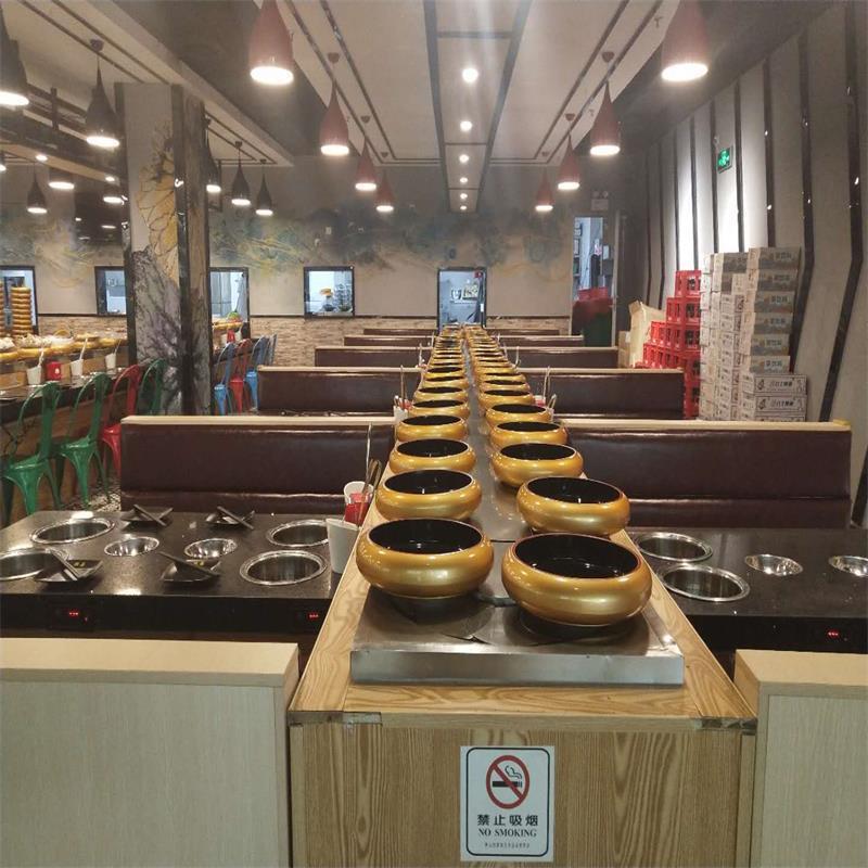 旋转火锅全套设备火锅输送设备全套小火锅输送设备全套