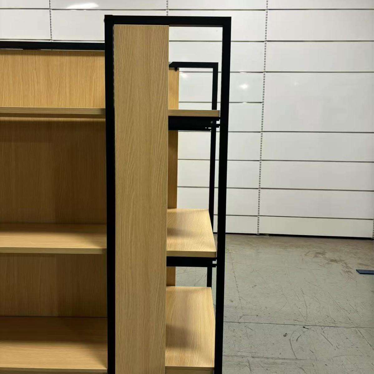 钢木货架置物架多层收纳架家用架子展示架超市仓库阳台储物收纳架