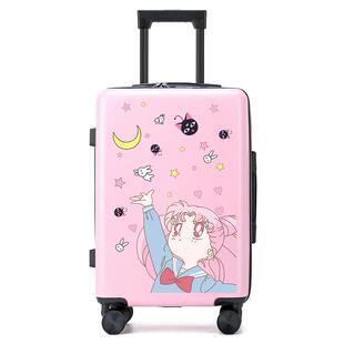 高档行李箱ns网红女220寸i清新拉杆箱4可爱旅行箱新款 皮箱 小密码