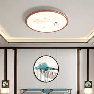 吸顶灯led卫生间防新圆形三户外灯具防水灯台灯阳吸顶灯中式 过道