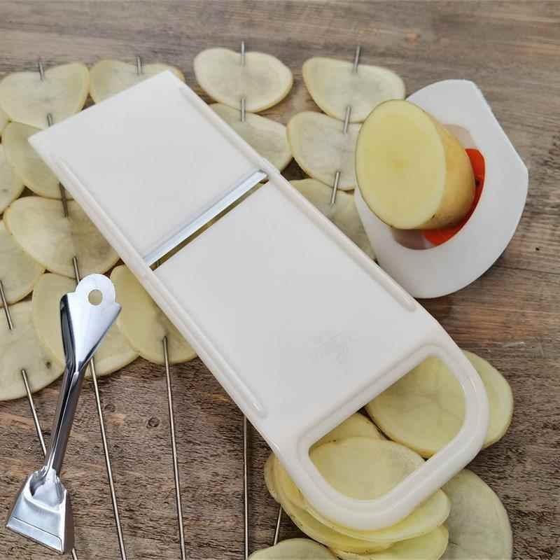 凤驰擦片器土豆切片器商用刨切土豆片神器青瓜刨片器土豆片切片器图片
