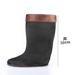 雨鞋里面的内胆靴子雨靴内胆加绒加厚女士舒适专用内里长款防冻