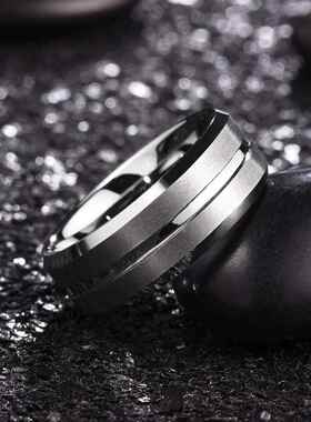 2023 rendy Men 8mm Silver Color Tungsten Wedding Band Ring D