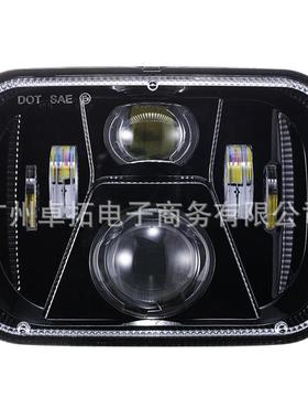 热销7英寸24V越野卡车7X65X7Led大灯适用吉普牧马人矩形方灯
