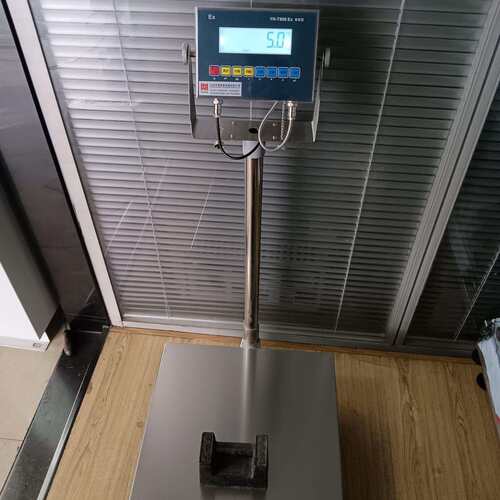 化工厂用汉衡不锈钢电子防爆台秤本安防爆台秤200公斤485通讯串口