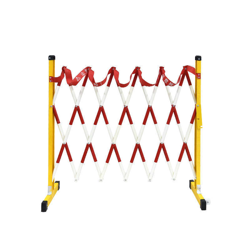 玻璃钢绝缘伸缩围栏护栏可移动式工地安全防护栏施工隔离伸缩围栏