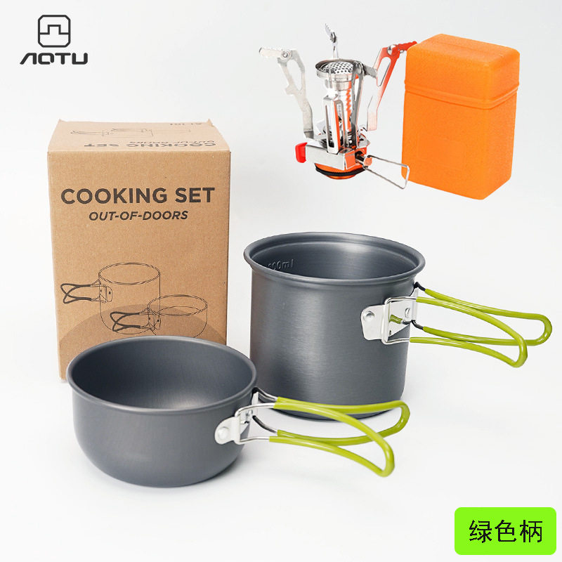 户外用品野营套锅火炉套餐户外便携野餐炉具炊具装备AT101-1,户外/登山/野营/旅行用品,套锅/户外炊具,淘宝优惠券,粉丝福利购,淘宝优惠卷