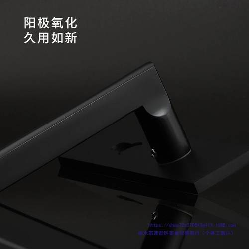 黑卧色体室内室房门锁家用用房间实木门把手锁具通型分磁吸静ZQI