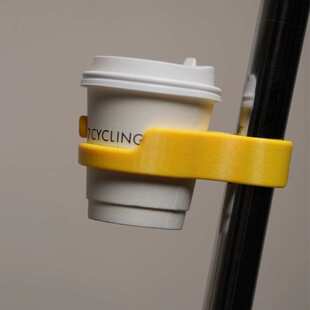 适用brompton小布折叠自行车配件改装咖啡杯奶茶杯架车载支架