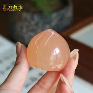 阿富汗玉书房镇纸笔搁猫咪镇尺笔架聚宝盆文玩手把件书桌小摆件