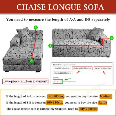 Sofa Cover for Living Room Stch Printed Sofa Slipcover L sha