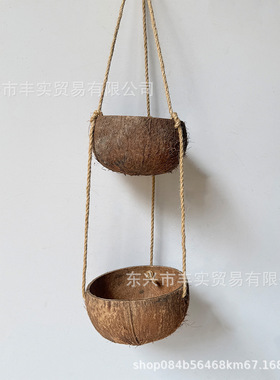 可吊挂九尾狐可挂简约可吊挂的花盆多肉吊盆悬挂盆加厚蕨类大号