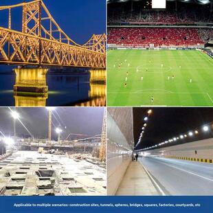 Led探照灯强光远程户外1000W工程2000瓦建筑工地照明塔吊灯超亮聚