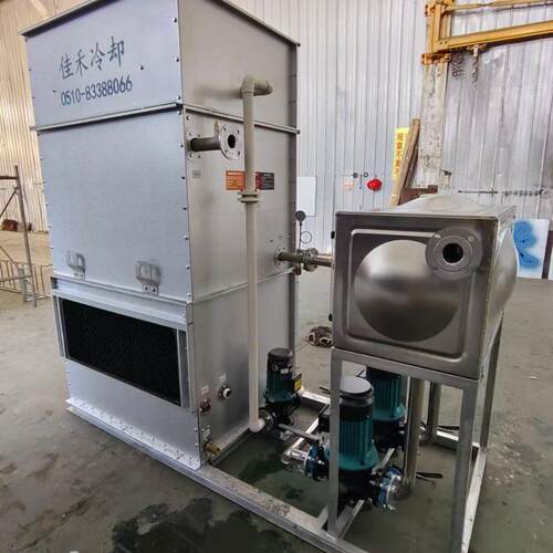 全套水循环系统闭式冷却塔 小型封闭式冷却塔 5T-15T逆流式冷却塔
