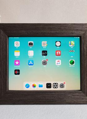 ipad相框改造实木旧闲 置平板摆台礼物mini air2 Pro3456电子挂墙