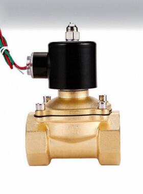 BOPU博普电磁阀1寸2常闭DN32铜水气开关阀2W320-32节能型2WBFR-32