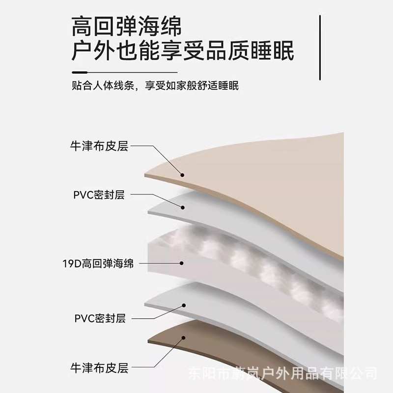 /自动帐篷户外野外床床垫2加厚气垫防潮垫加高3打地铺充气露营人