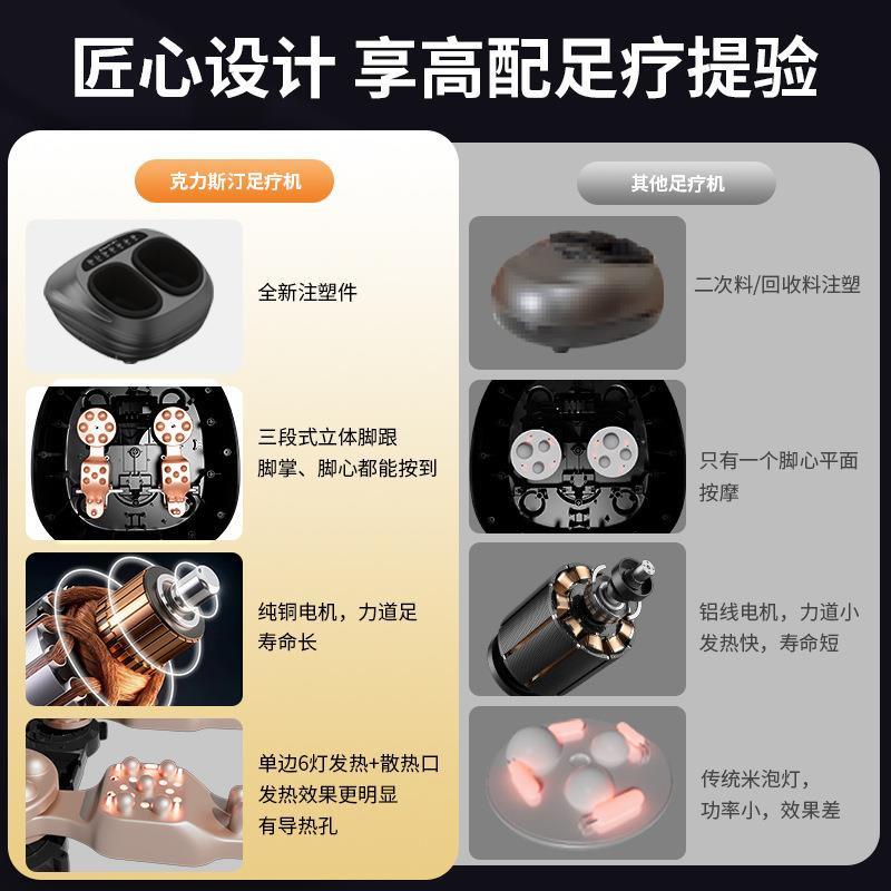 足疗机全自动揉捏按脚足底足部脚底脚部按摩器仪穴位捏脚按摩器