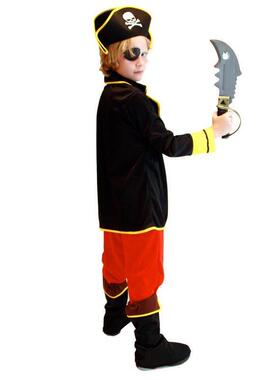 Halloween COS Dress up Pirate Costume万圣节儿童海盗表演服装