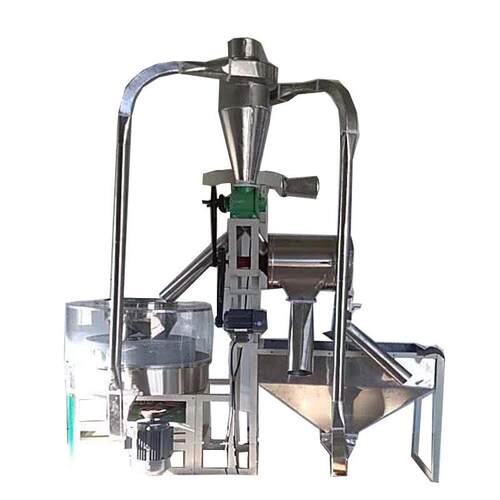 五谷杂粮小麦SM100石磨面粉机械粮食加工设备谷物全麦用磨粉机