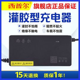 西普尔电动车充电器72v20ah60v48伏爱玛，台铃新日铅酸电瓶三轮通用